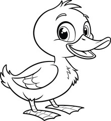 Cute baby duck vector, baby duck vector design, cute baby duck vector file, duck vector design file