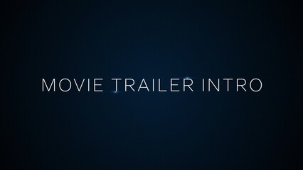 Clean Movie Trailer Cinematic Blockbuster Title Intro