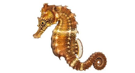 Fototapeta premium Isolated Seahorse Side View