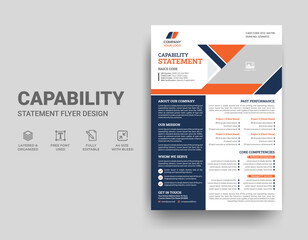 Capability Statement Template Design