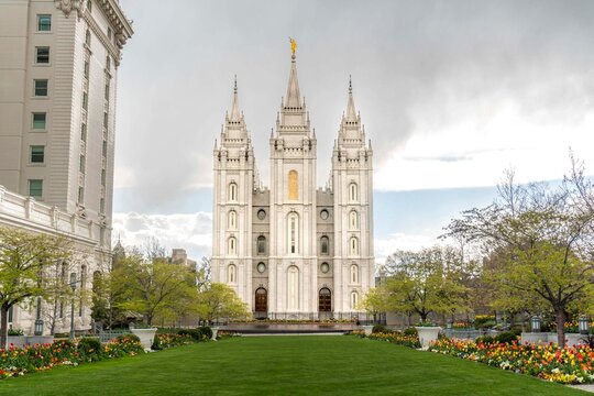 Temple square in Salt Lake City 