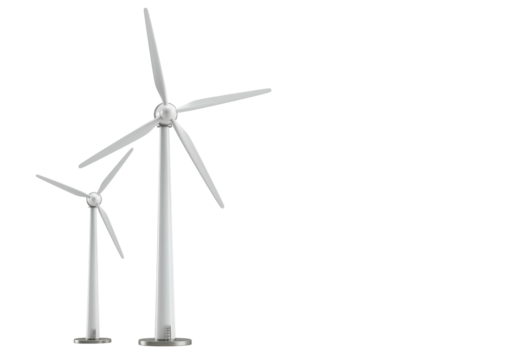 Isolated Wind Turbines Renewable Energy Technology Source Power Generation Climate Friendly