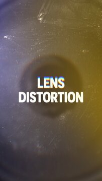 Social Media Format Looping Lens Distortion Title Intro