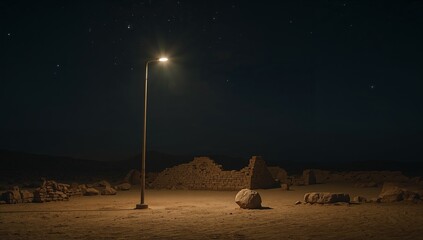 starry night in the forest