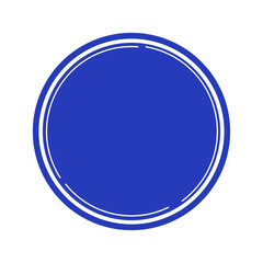 blue circle round logo element grafs