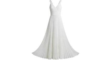 Isolated White Dress