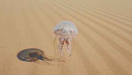 jellyfish on the beach