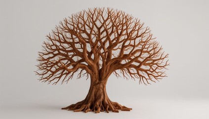 Naklejka premium tree with roots