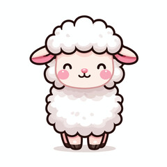  Cute little sheep vector