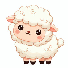  Cute little sheep vector