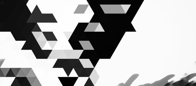 Colorful geometric polygonal abstract background.