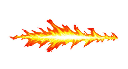 Isolated Fire Flame