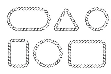 rope vector illustration design template . Geometric Shapes on white Background  . eps 10 