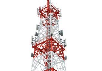 Isolated cell tower for telecommunication signals transfer using cellular technology