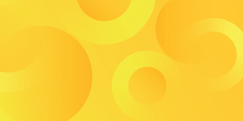 Modern art simple abstract yellow background with circular swirl patterns and soft gradients