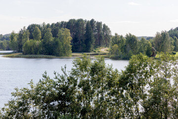 Rural Landscape with a Lake