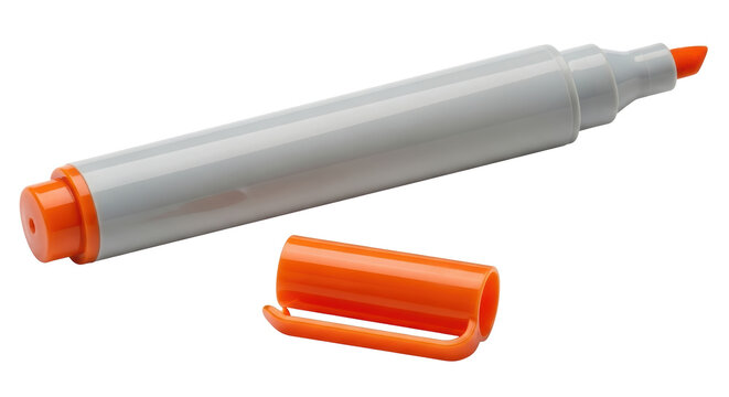 Isolated Orange Marker