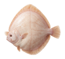 Raw flounder, whole