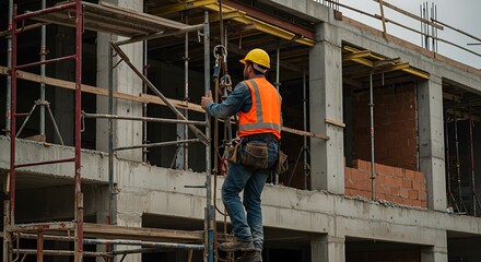 construction worker on construction site