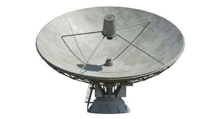 Isolated Satellite Dish