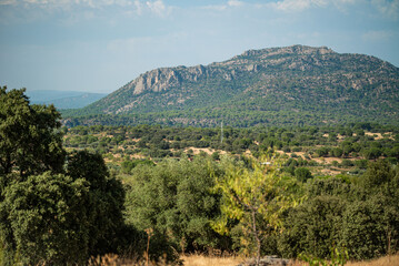 Obraz premium Iconic White Windmills and Fields in the Heart of Spain