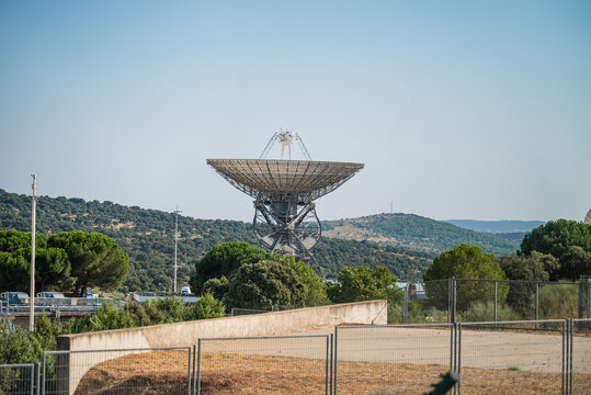 NASA DSN Satellite Dishes in Madrid, Spain