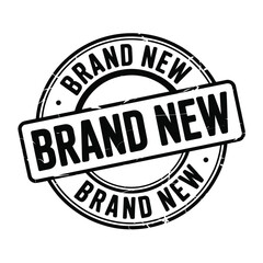Circular stamp with brand new text