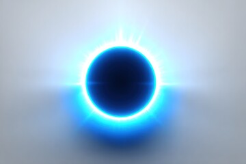 Luminous eclipse effect