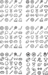 Sports Icons Set.