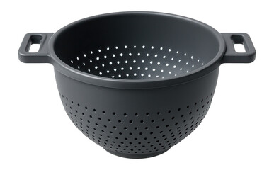 Plastic colander with extendable handles