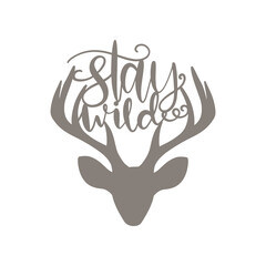 vector, tree, deer, animal, illustration, silhouette, nature, art, head, reindeer, design, cartoon, stag, plant, antler, christmas, black, brown, drawing, elk, wildlife, horn, moose