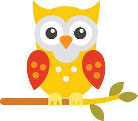 owl on branch