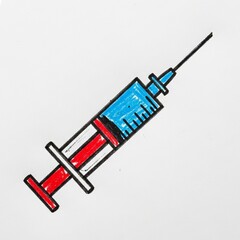 syringe with needle