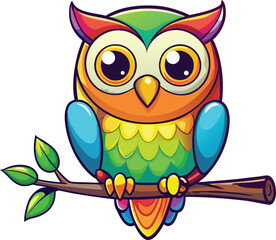 owl on branch