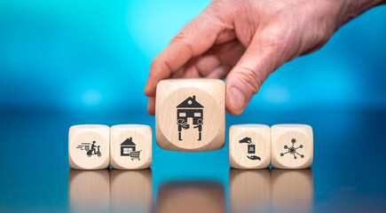 Concept of home delivery