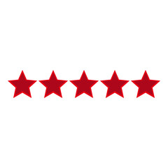 Star rating design 5 star product rating review