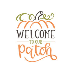 Stylized pumpkin graphic: 