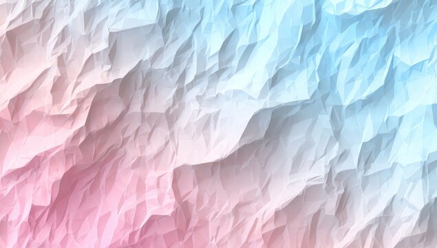 Crinkled background showing pink and blue gradients
