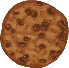 chocolate cookies crayon coloring