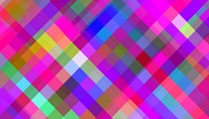 Vibrant, abstract diamond pattern