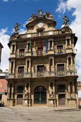 Fototapeta premium City council of Pamplona, Navarra, Spain