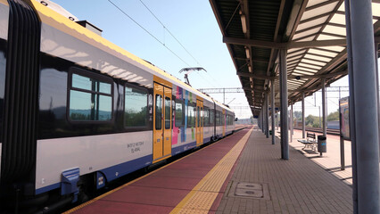 Tarnów, Poland. historic PKP railway station in Tarnów (Polish: Dworzec kolejowy w Tarnowie). The train station is over 100 years old, as its construction was completed in 1910 © Andreia