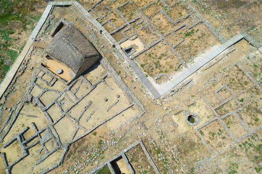 Numancia site in Garray, Soria, Castilla y Leon, Spain