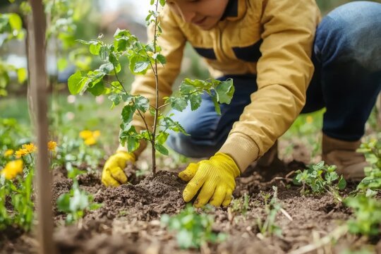Celebrating Arbor Day by teaching children the importance of nature. - Powered by Adobe