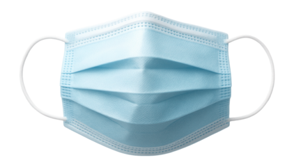 Disposable face mask with three-layer protection