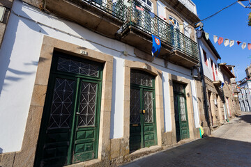 Architecture of Melgaco, Nord of Portugal