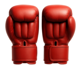 Boxing gloves with padded knuckles