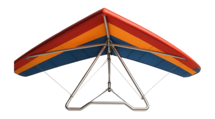 Hang glider with aluminum frame