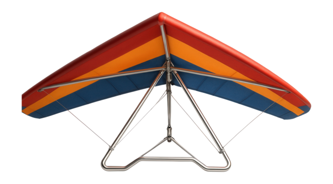 Hang glider with aluminum frame