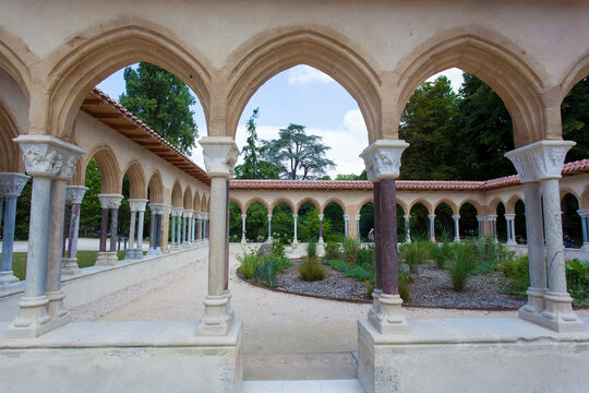 Cloisters in Massey garden, Tarbes, Hauts Pyrenees, France